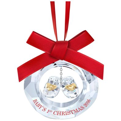 Swarovski BABYS ERSTES Weihnachtsornament 2016 BABY'S FIRST Christmas Ornament, ...
