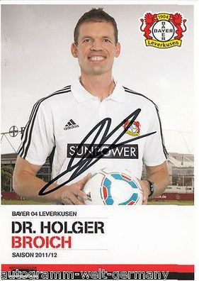 Holger Broich Bayer Leverkusen 2011-12 2. Karte TOP + A 67476