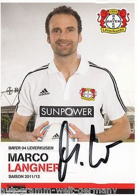 Marco Langner Bayer Leverkusen 2011-12 2. Karte TOP + A 67478