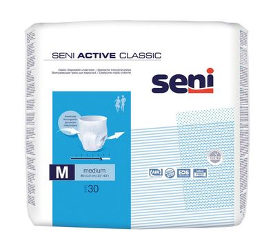 Seni - Active Classic medium Inkontinenzslip/ Pants, wie Unterwäsche 3x30 Stk.