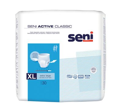 Seni - Active Classic extra large Inkontinenzslip/ Pants, wie Unterwäsche 3x30 Stk.
