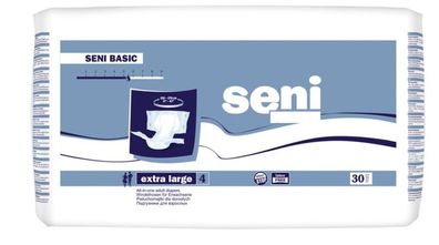 Seni - Classic Basic extra large Windelhosen 4x30 Stk.