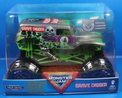 Spin Master Großes Auto Die Cast Truck 1:24 Monster Jam Grave Digger