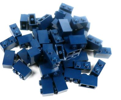 LEGO® Nr.-4249891 Basic Grundbaustein 1x2 Earth Blue / 50 Stück