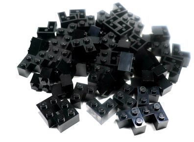 LEGO® Nr.-235726 Grundbaustein mit ecke 1x2x2 schwarz / 50 Stück