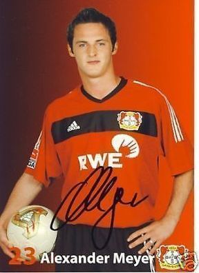 Alexander Meyer Bayer Leverkusen 2003/04 Autogrammkarte + A 67671