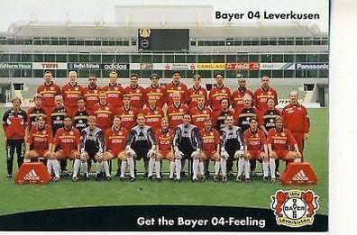 Bayer Leverkusen Orig. Mannschaftskarte 1998-99 + A 67795