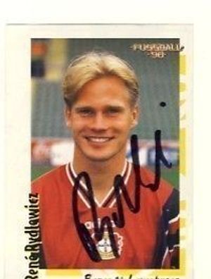 Rene Rydlowicz Bayer Leverkusen SB 1998 Original Signiert