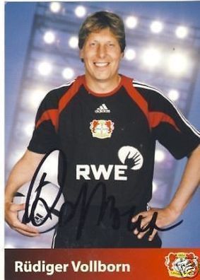 Rüdiger Vollborn Bayer Leverkusen 2004/05 Autogrammkarte + A 67640