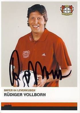 Rüdiger Vollborn Bayer Leverkusen 2006-07 Autogrammkarte + + A 67594