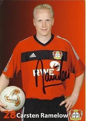 Carsten Ramelow Bayer Leverkusen 2003/04 Autogrammkarte+ + A 67646