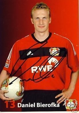 Daniel Bierofka Bayer Leverkusen 2003-04 Autogrammkarte + + A 67649