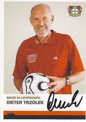 Dieter Trzolek Bayer Leverkusen 2006-07 Autogrammkarte + + A 67579