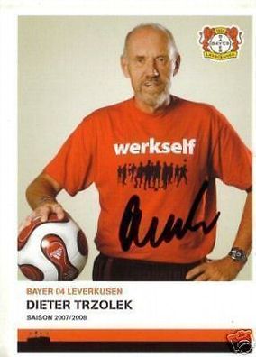 Dieter Trzolek Bayer Leverkusen 2007-08 2. Karte+ A 67555