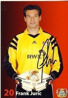 Frank Juric Bayer Leverkusen 2003-04 Autogrammkarte + A 67653