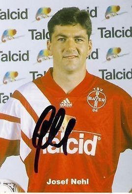 Josef Nehl Bayer Leverkusen 1994/95 Autogrammkarte+ + A 67913