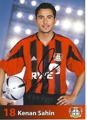 Kenan Sahin Bayer Leverkusen 2004-05 Autogrammkarte + A 67633