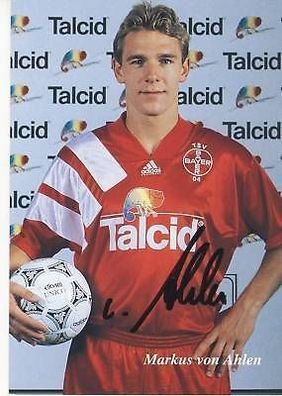 Markus von Ahlen Bayer Leverkusen 1993-94 Autogrammkarte + A 67937