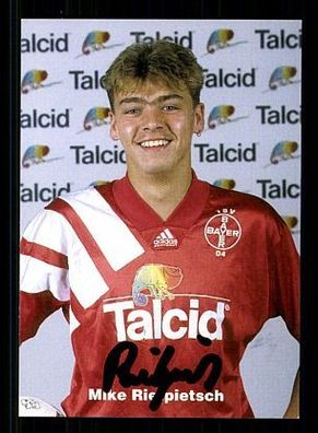 Mike Rietpietsch Bayer Leverkusen 1994/95 Autogrammkarte + A 67918