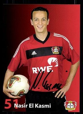 Nasir El Kasmi Bayer Leverkusen 2002-03 Autogrammkarte + A 67695