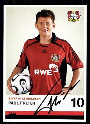 Paul Freier Bayer Leverkusen 2006-07 Autogrammkarte + + A 67591