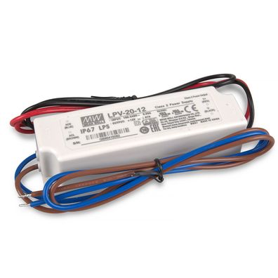 Mean Well LPV-20-12 SNT 12V/ DC/0-1,67A/ 20W IP67