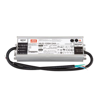 Mean Well HLG-120H-24A SNT 27 V/ DC/0-5A/ 120W IP65