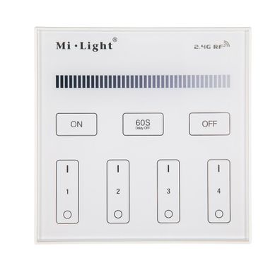 MiLight 2,4G 4 Zone TOUCH Wand Controller B1 einfarbige