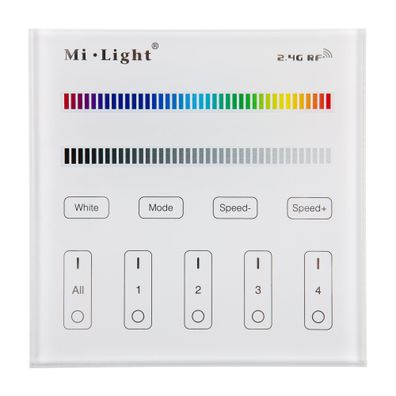 MiLight 2,4G 230V 4 Zone TOUCH Wand Controller T3 RGBW