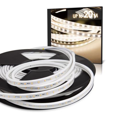 LED Strip RIVO Neutralweiß (4000k) CRI92 192W 20 Meter 24V IP65