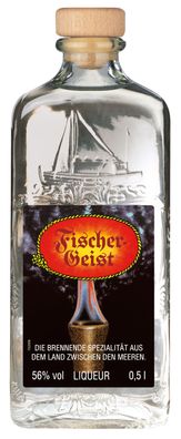 Fischergeist Kräuter-Likör Liqueur Spezialität 56% Vol. 0,5 Liter