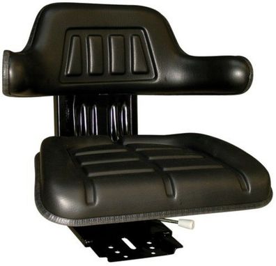 SITZ RM20 105 Universal PVC Schwarz Mechanisch gerade und schräg Konsole Traktor