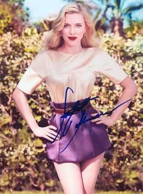 Original Autogramm Scarlett Johansson auf HGF (COA)