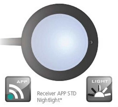S-leepline Ultron Funkfernbedienung mit Nachtlichtfunktion und App-Steuerung