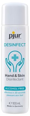 107,60EUR/1l Pjur Desinfect Haut und H?nde Transparent 100ml