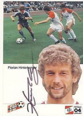 Florian Hinterberger Bayer Leverkusen 1985-86 TOP + A 68055