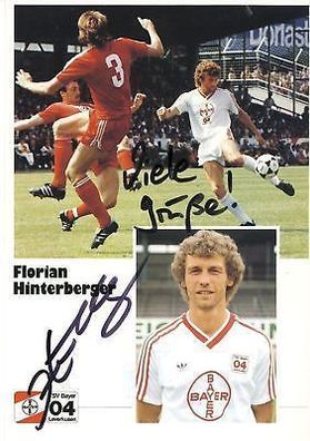 Florian Hinterberger Bayer Leverkusen 1986-87 TOP + A 68036