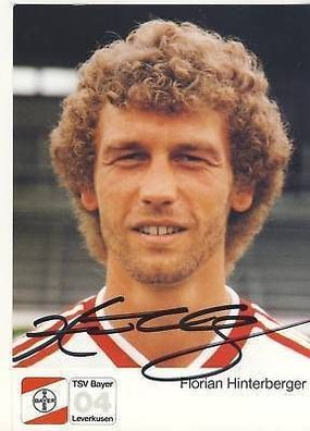 Florian Hinterberger Bayer Leverkusen 1987-88 TOP + A 68018