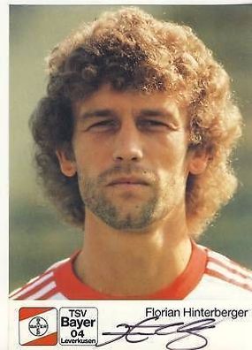 Florian Hinterberger Bayer Leverkusen 1988-89 TOP + A 68001