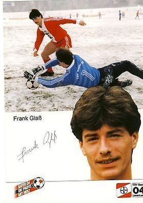 Frank Glaß Bayer Leverkusen 1984-85 2. Karte + A 68079
