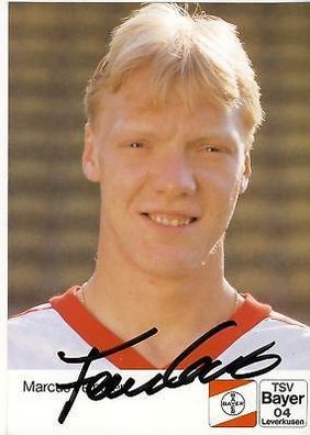Marcus Feinbier Bayer Leverkusen 1990-91 1. Karte + A 67970