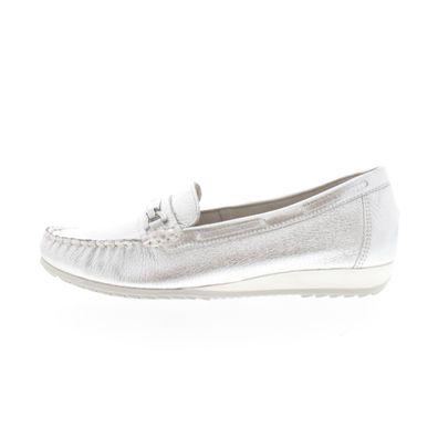 Caprice Damenschuhe Größe 37 Silber Slipper 92421222951