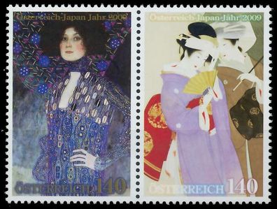 Österreich 2009 Nr 2835 + 2836 postfrisch WAAGR PAAR X21A2E2