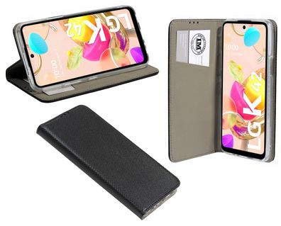 cofi1453® Buch Tasche "Smart" kompatibel mit LG K42 Handy Hülle Etui Brieftasche ...