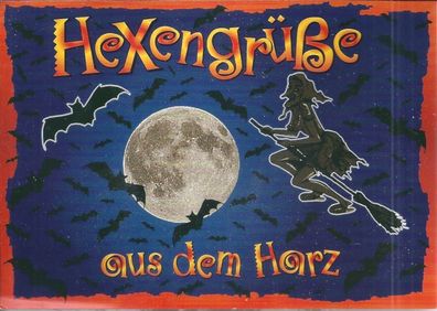 Postkarte: Hexengrüße aus dem Harz (ungelaufen)