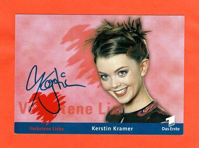Kerstin Kramer (deutsche Schauspielerin - Verbotene Liebe ) - persönlich signiert