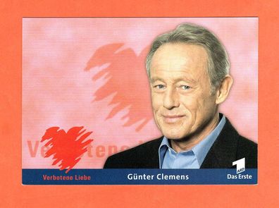 Günter Clemens (Verbotene Liebe ) - Autogrammkarte