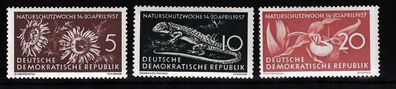 DDR 1957 MiNr. 561-63, postfrisch