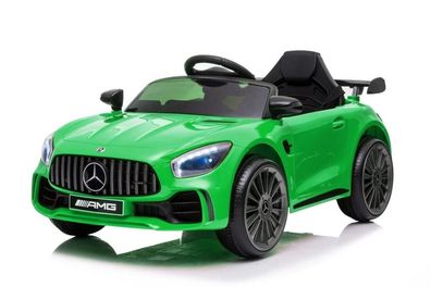 Mercedes AMG-GTR Sportwagen Kinderauto Kinderfahrzeug Elektroauto 12V 2 Motoren Grün