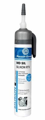 12x Marston-Domsel MD-SIL Silikon-Dichtmasse Schwarz 200ml